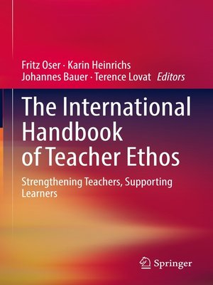 cover image of The International Handbook of Teacher Ethos
